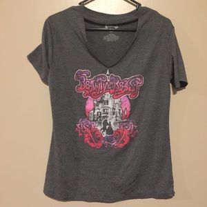 Beauty and the Beast Graphic V Neck